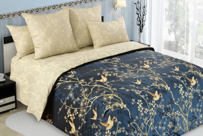 КПБ Легкое дыхание 1, Перкаль серый